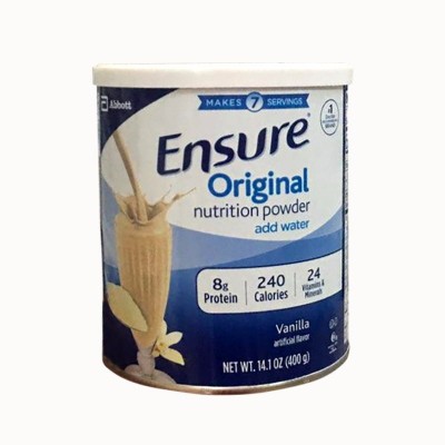 Sữa bột Ensure Original Nutrition Powder hộp 400g của Mỹ