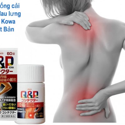 Viên uống hỗ trợ đau lưng, xương khớp Q&P Kowa Nhật Bản 60 vien